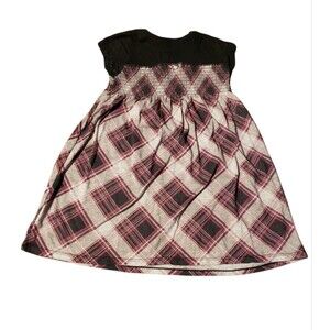 Mad Style By True Jackson Girl's Size 7-8 Maroon Black Dress